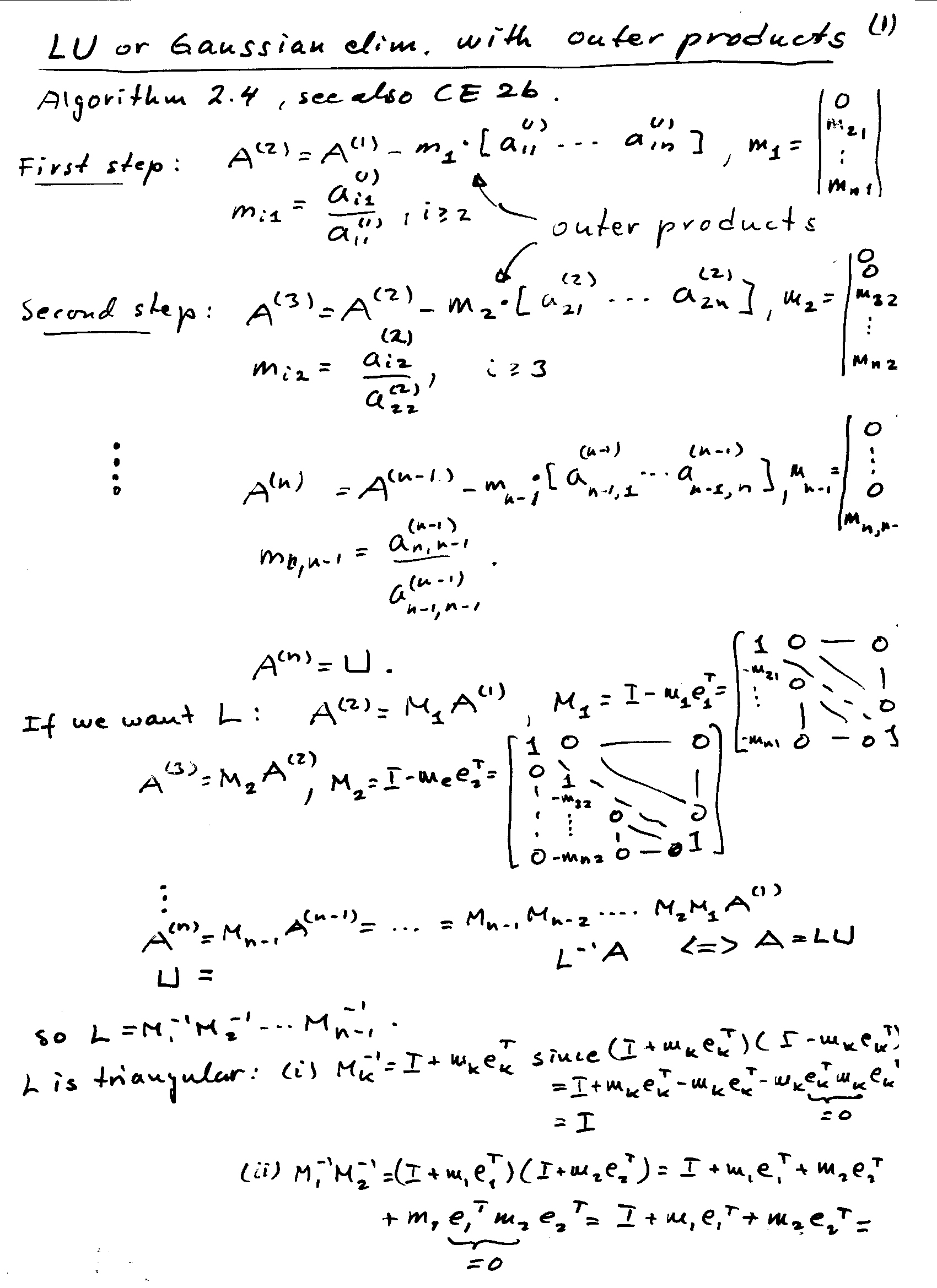 Numerical Linear Algebra (TM)