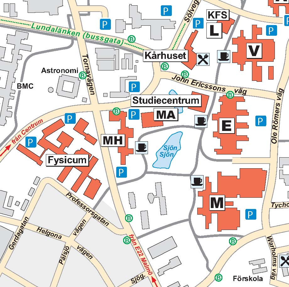 Campus Map LTH