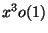 $x^3 o(1)$