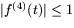 $\vert f^{(4)}(t)\vert\leq 1$