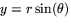 $y=r\sin(\theta)$