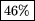 \fbox {46\%}
