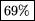 \fbox {69\%}
