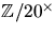 $\mathbb Z/20^{\times}$