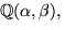 $\mathbb Q(\alpha,\beta),$