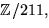 $\mathbb Z/211,$