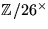 $\mathbb Z/26^{\times}$