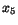 $x_{5}$