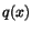 $q(x)$