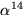 $\alpha^{14}$