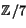 $\mathbb{Z}/7$