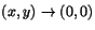 $(x,y)\rightarrow(0,0)$
