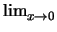 $ \lim_{{x\rightarrow 0}}^{}$
