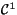 $\mathcal C^{1}$