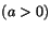 $(a>0)$