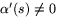 $\alpha'(s)\not=0$