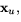 $\mathbf x_{u},$