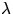 $\lambda$