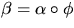 $\beta=\alpha\circ\phi$
