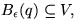 $B_{\epsilon}(q)\subseteq V,$