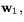 $\mathbf w_{1},$