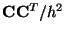 ${\bf C}{\bf C}^T/h^2$