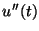 $u''(t)$